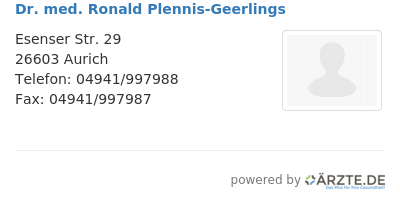 Dr med ronald plennis geerlings 646921