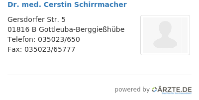 Dr med cerstin schirrmacher 573598
