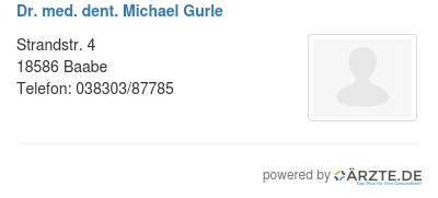 Dr med dent michael gurle