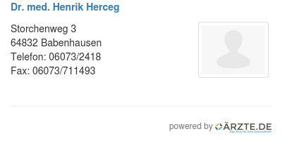 Dr med henrik herceg
