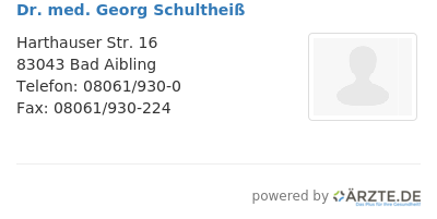 Dr med georg schultheiss