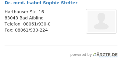 Dr med isabel sophie stelter 669685