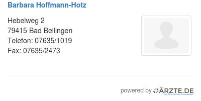 Barbara hoffmann hotz
