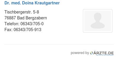 Dr med doina krautgartner