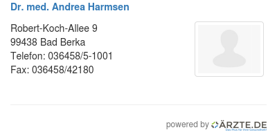 Dr med andrea harmsen