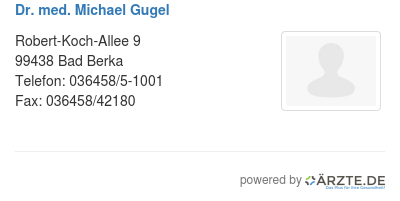 Dr med michael gugel