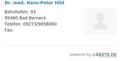 Dr med hans peter hild 522525