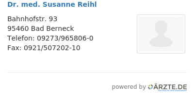 Dr med susanne reihl 651763