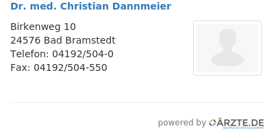 Dr med christian dannmeier