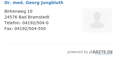 Dr med georg jungbluth
