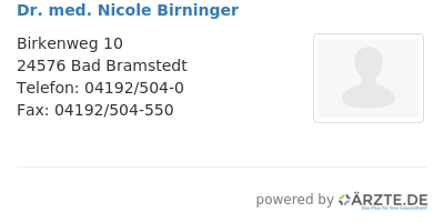Dr med nicole birninger