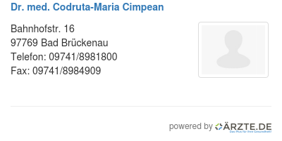 Dr med codruta maria cimpean 583129