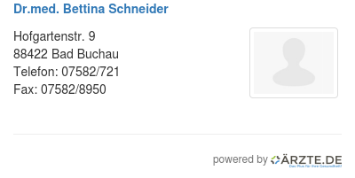 Dr med bettina schneider 248824