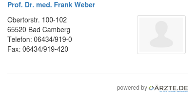 Prof dr med frank weber 272728