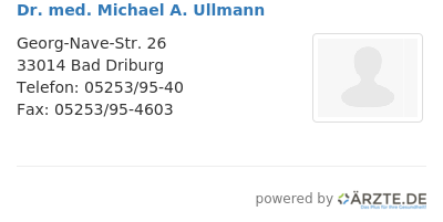 Dr med michael a ullmann 658583