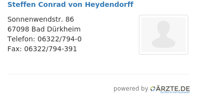 Steffen conrad von heydendorff