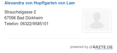 Alexandra von hopffgarten von laer
