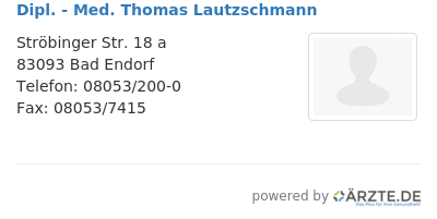 Dipl med thomas lautzschmann