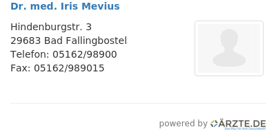 Dr med iris mevius