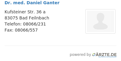 Dr med daniel ganter