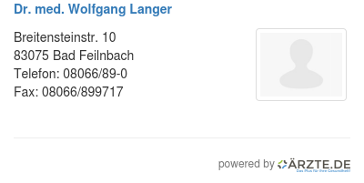 Dr med wolfgang langer 327092