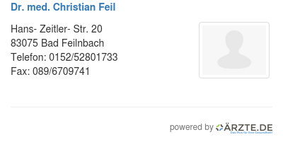 Dr med christian feil