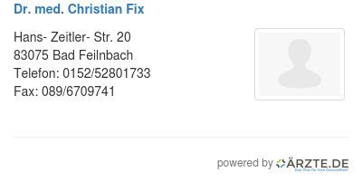 Dr med christian fix 545799