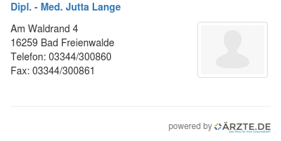 Dipl med jutta lange