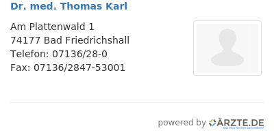Dr med thomas karl