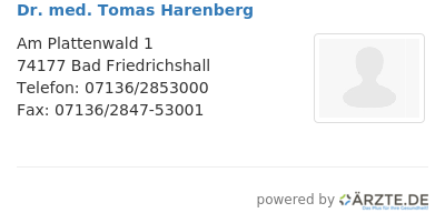 Dr med tomas harenberg