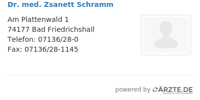Dr med zsanett schramm