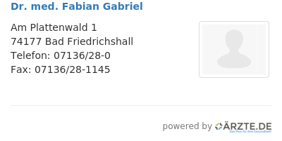 Dr med fabian gabriel