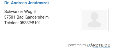 Dr andreas jendraszek