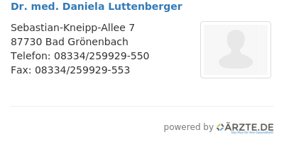 Dr med daniela luttenberger