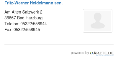 Fritz werner heidelmann sen