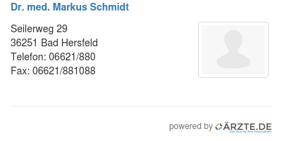 Dr med markus schmidt 258126