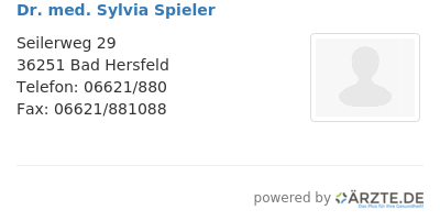 Dr med sylvia spieler