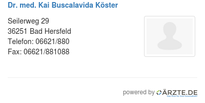 Dr med kai buscalavida koester