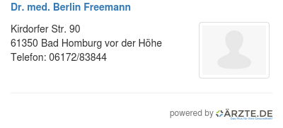 Dr med berlin freemann