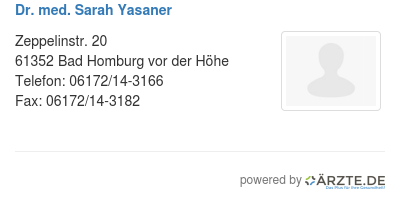 Dr med sarah yasaner