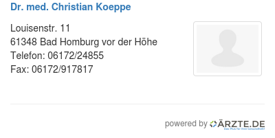Dr med christian koeppe