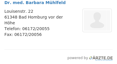 Dr med barbara muehlfeld