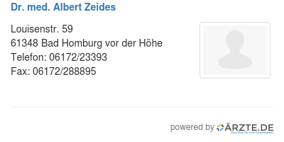 Dr med albert zeides