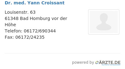 Dr med yann croissant