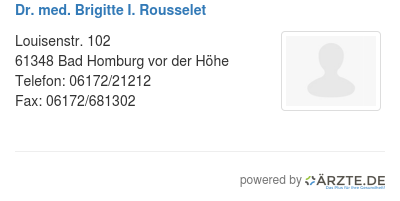 Dr med brigitte i rousselet