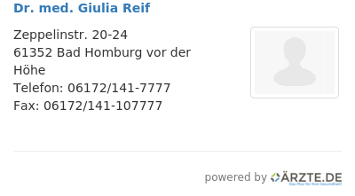 Dr med giulia reif