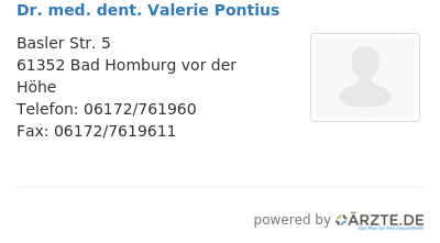 Dr med dent valerie pontius 653801