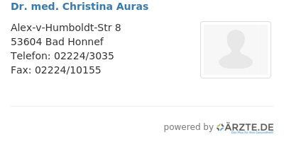 Dr med christina auras