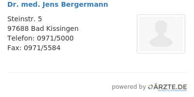 Dr med jens bergermann