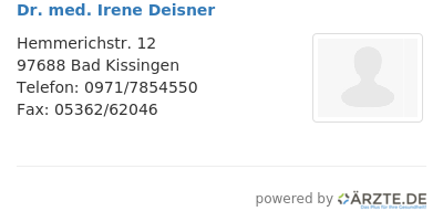Dr med irene deisner